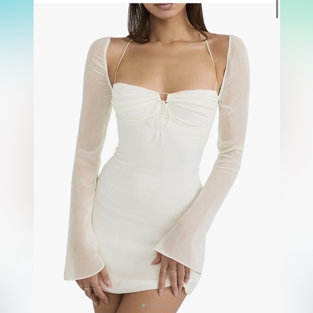 NWOT Mesh Bodycon Mini Dress